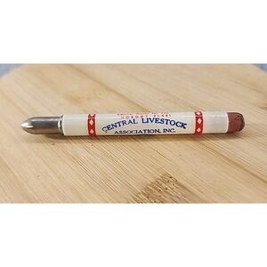 VINTAGE Central LIVESTOCK Associat STOCKYARD St. Paul  ADVERTISING BULLET PENCIL